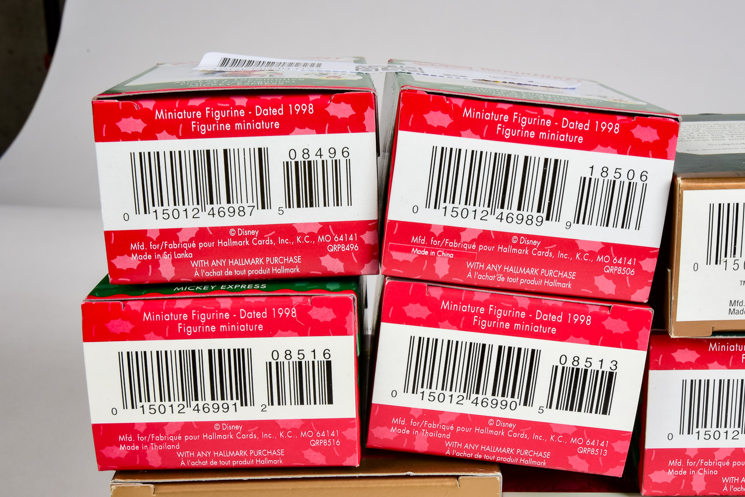 Group of Disney and Seuss Hallmark Ornaments