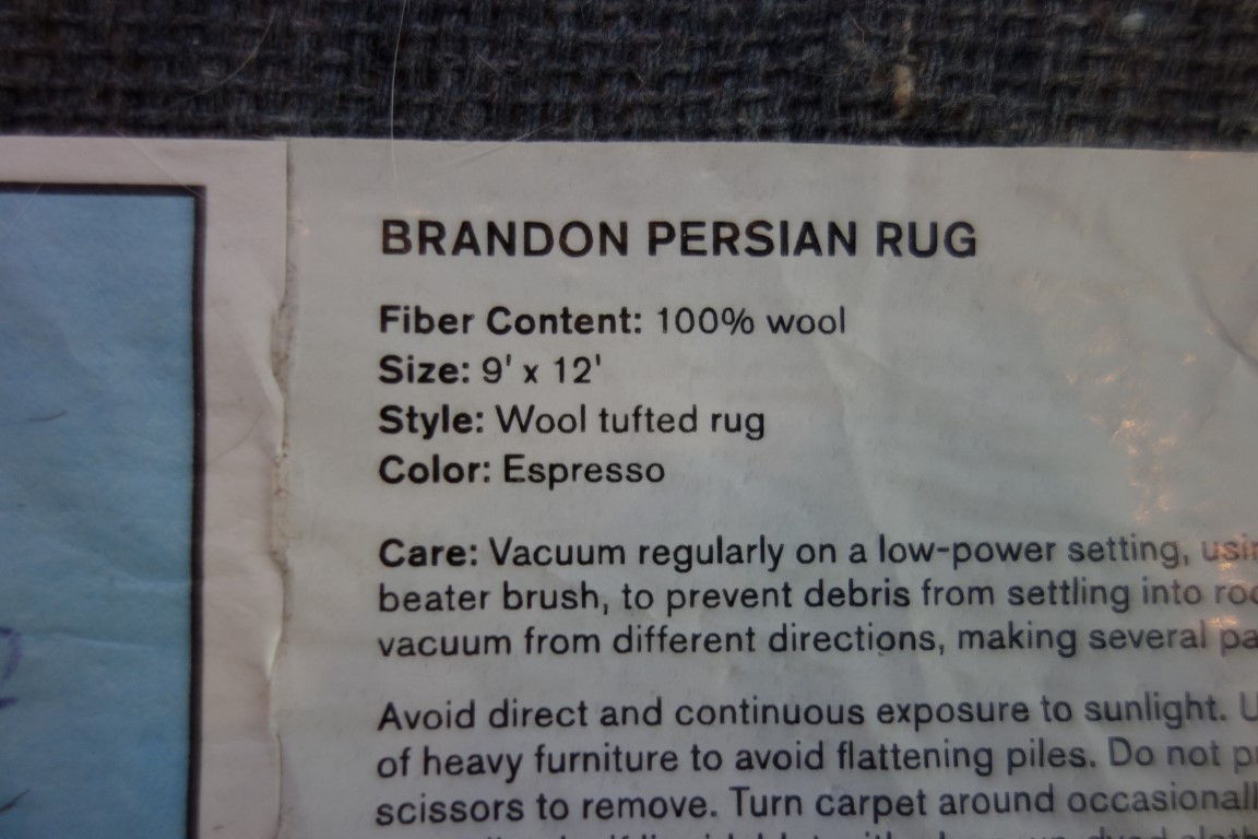 Brandon Persian Style Wool Area Rug