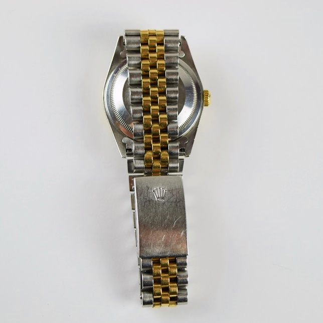 Mens Rolex Oyster Perpetual Datejust Watch in Stainlees Steel and 18K Yellow Gold Jubilee Bracelet