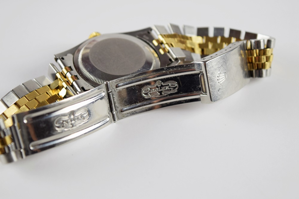 Mens Rolex Oyster Perpetual Datejust Watch in Stainlees Steel and 18K Yellow Gold Jubilee Bracelet