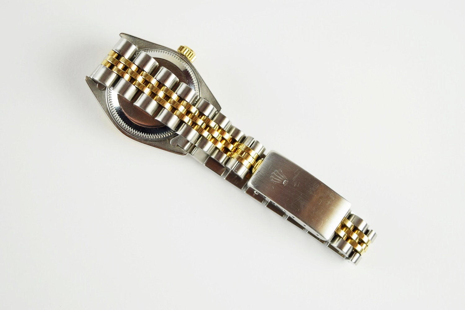 Ladies Rolex Oyster Perpetual Datejust Watch with Stainless Steel and 18K Yellow Gold Bracelet