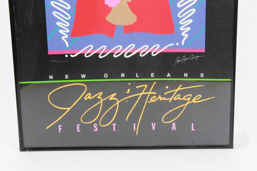Signed, Limited Edition 1991 New Orleans Jazz & Heritage Festival Poster