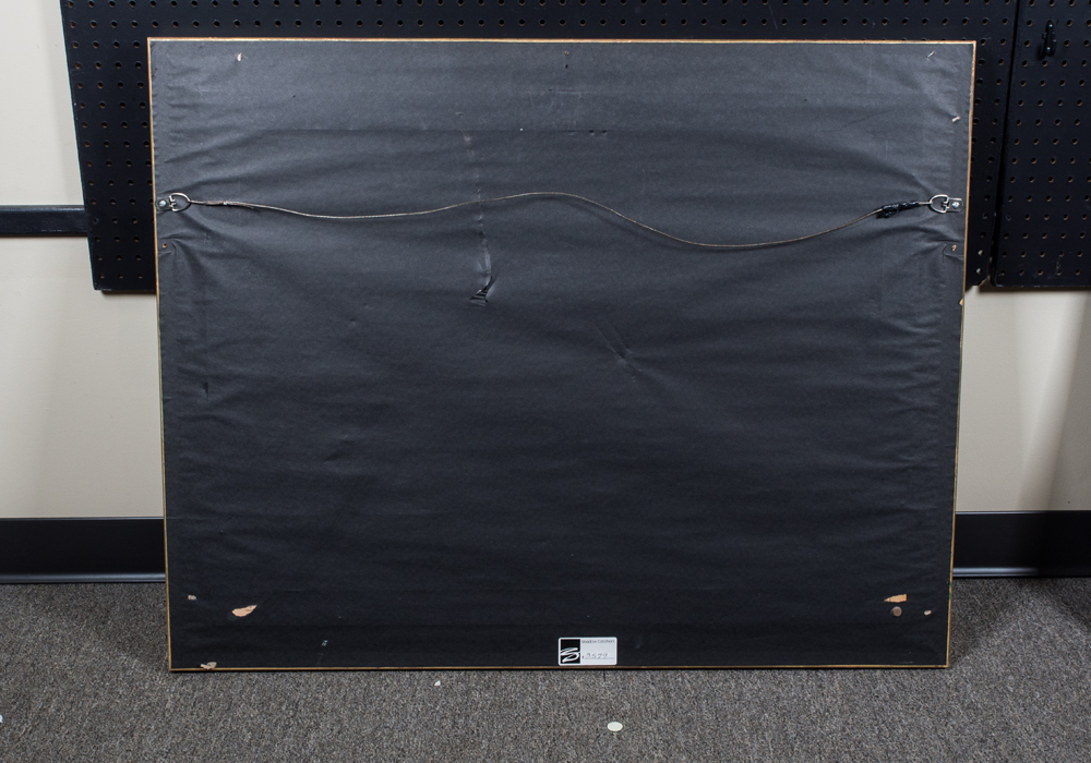 Framed Offset Lithograph of Engraving after "Christinehof" by Ulrik Thersner