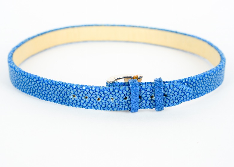 Blue Shagreen Bracelet