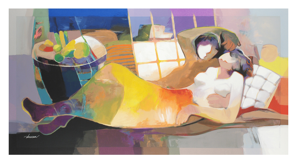 Hessam Abrishami "Daylight Dream" Serigraph on Canvas