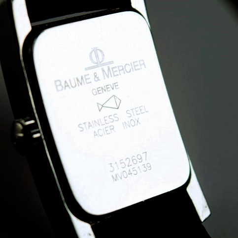 Ladies Baume & Mercier Classic Hampton Quartz Tank Style Watch