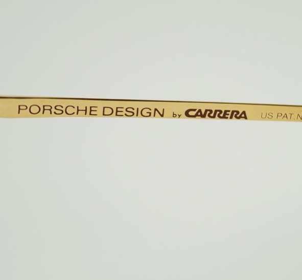 Vintage Mens Porsche Model 5621 Aviator Sunglasses in Original Case with Additional Lens