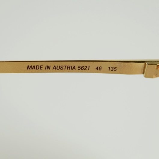 Vintage Mens Porsche Model 5621 Aviator Sunglasses in Original Case with Additional Lens