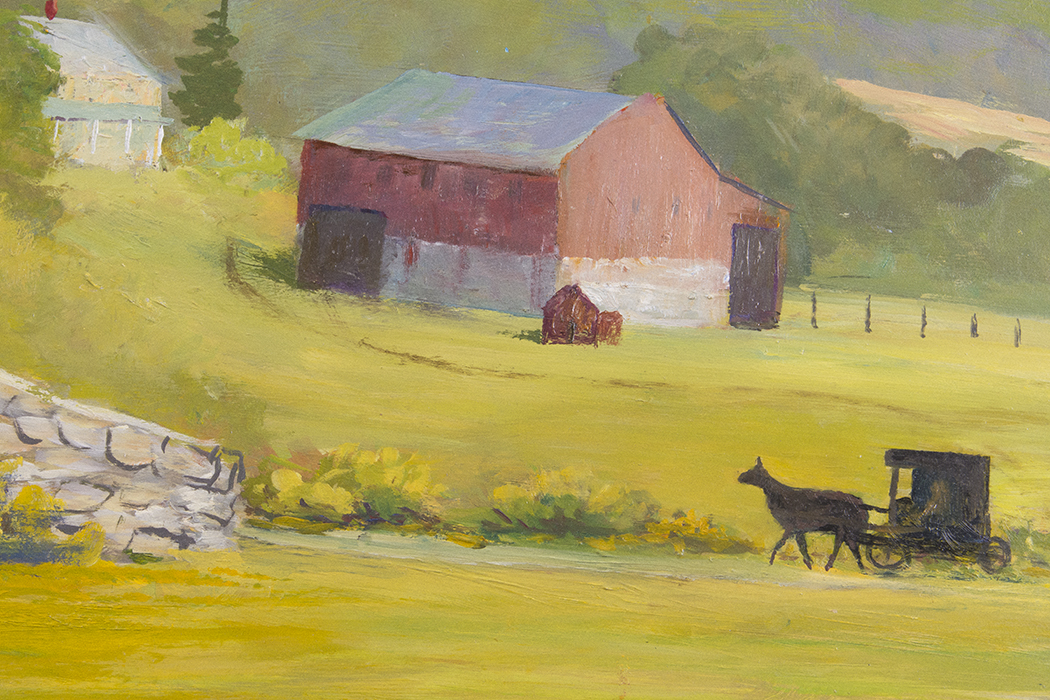 Pair of Farm Themed Original Art