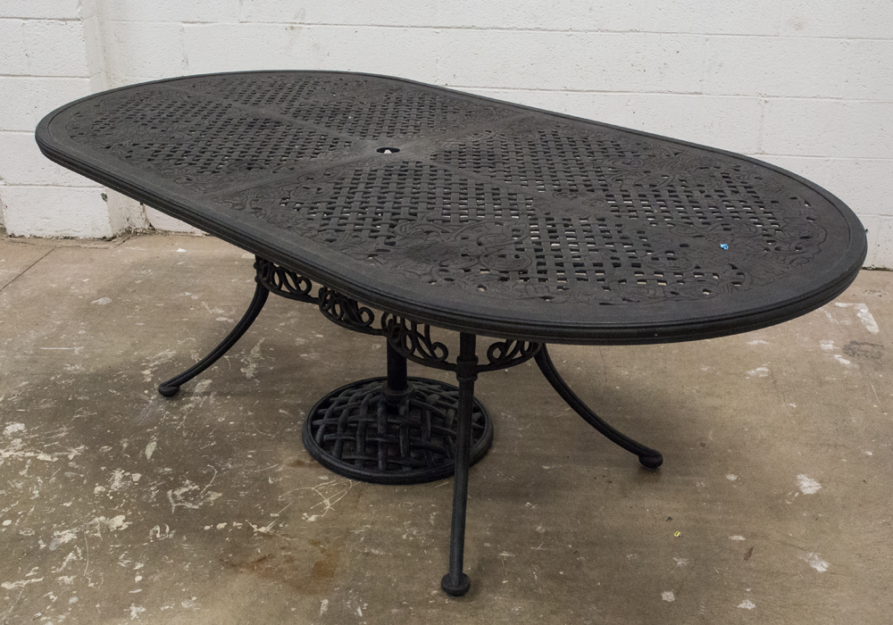 Woodard Landgrave Wrought Iron Patio Table