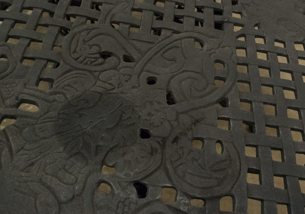 Woodard Landgrave Wrought Iron Patio Table