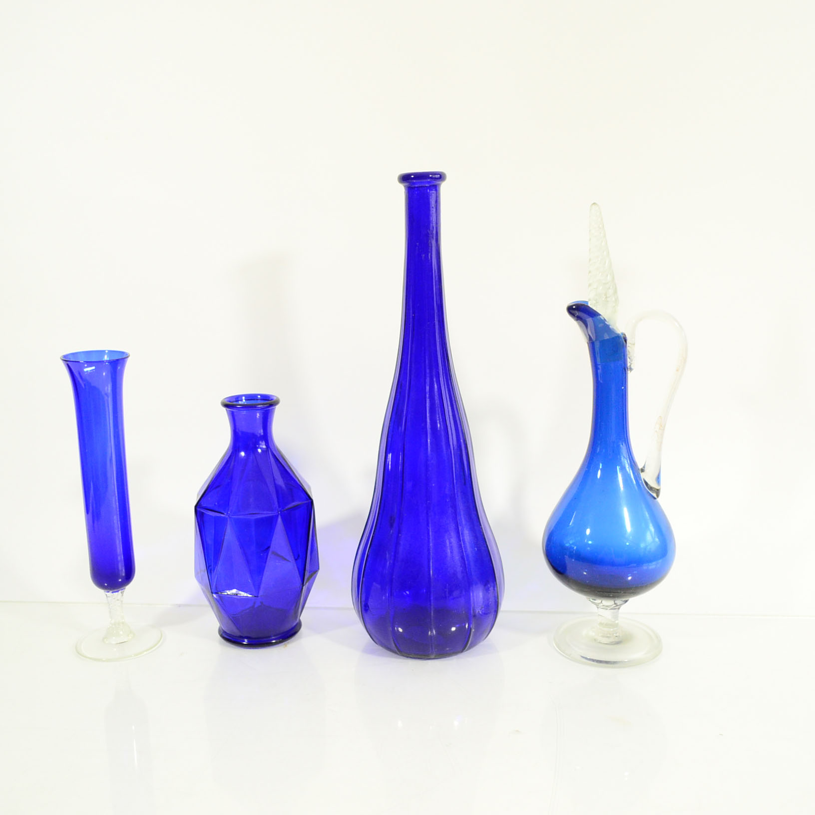 Collection Of Blue Glass Decor