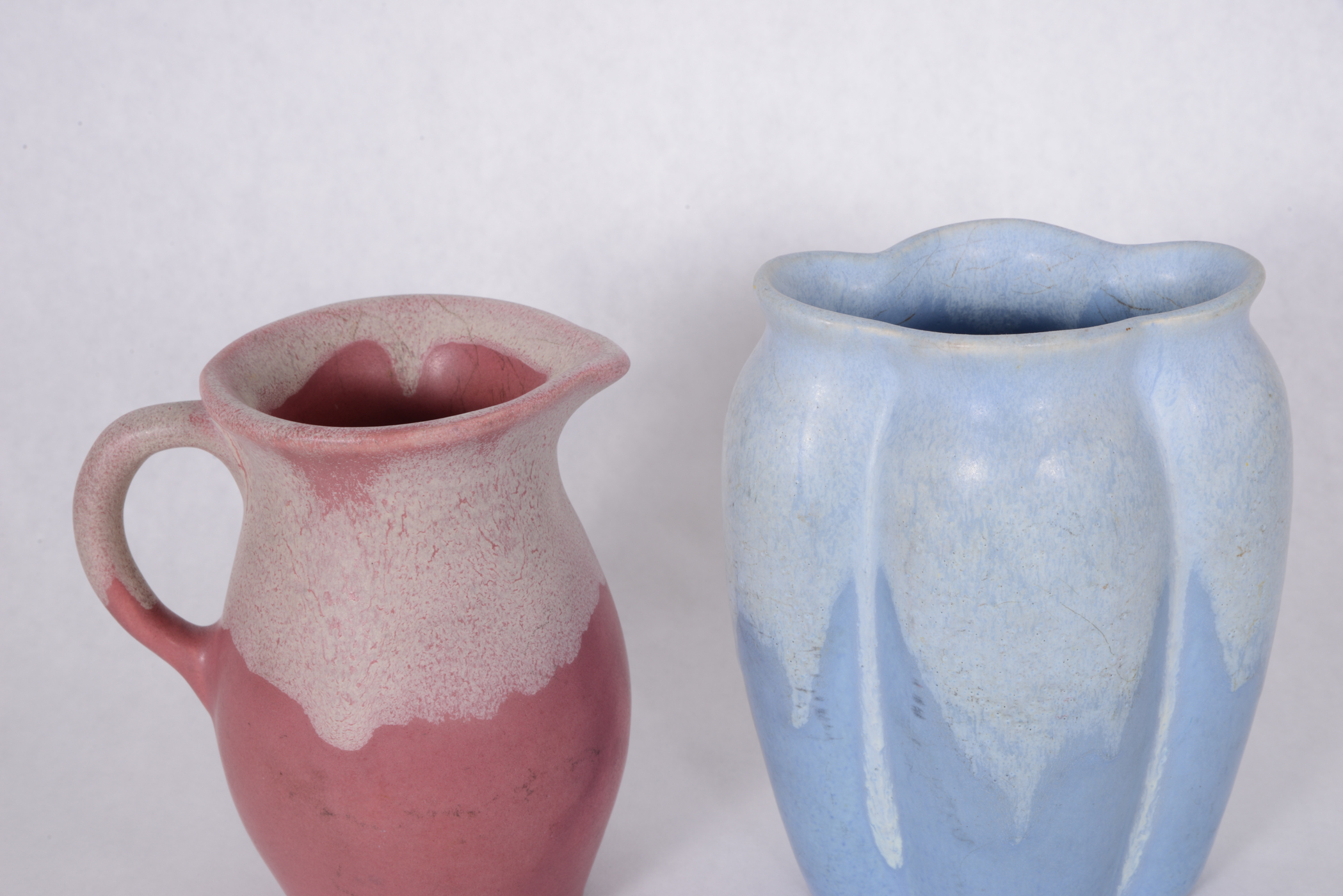 Pair of Vintage Muncie Pottery Vessels