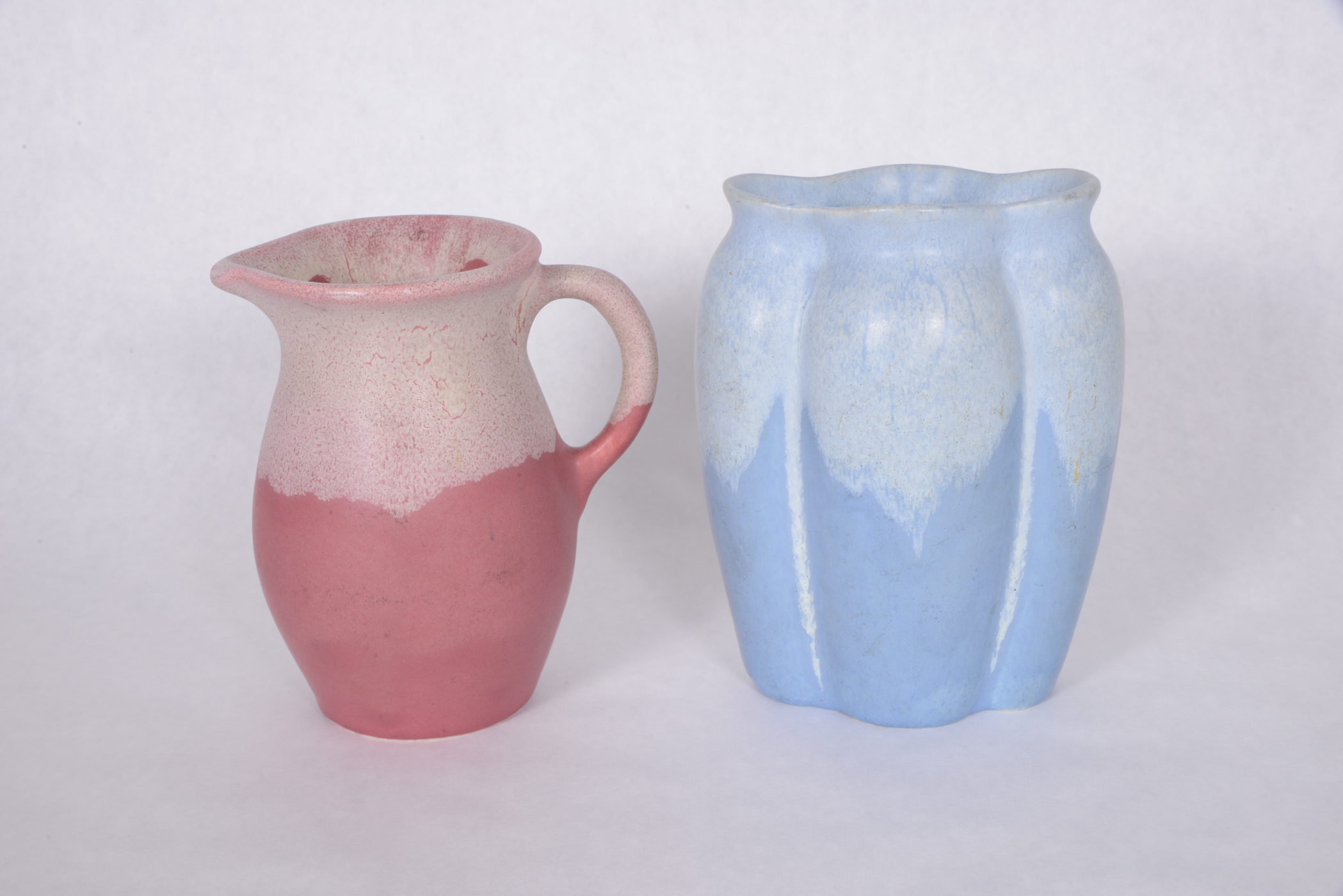 Pair of Vintage Muncie Pottery Vessels