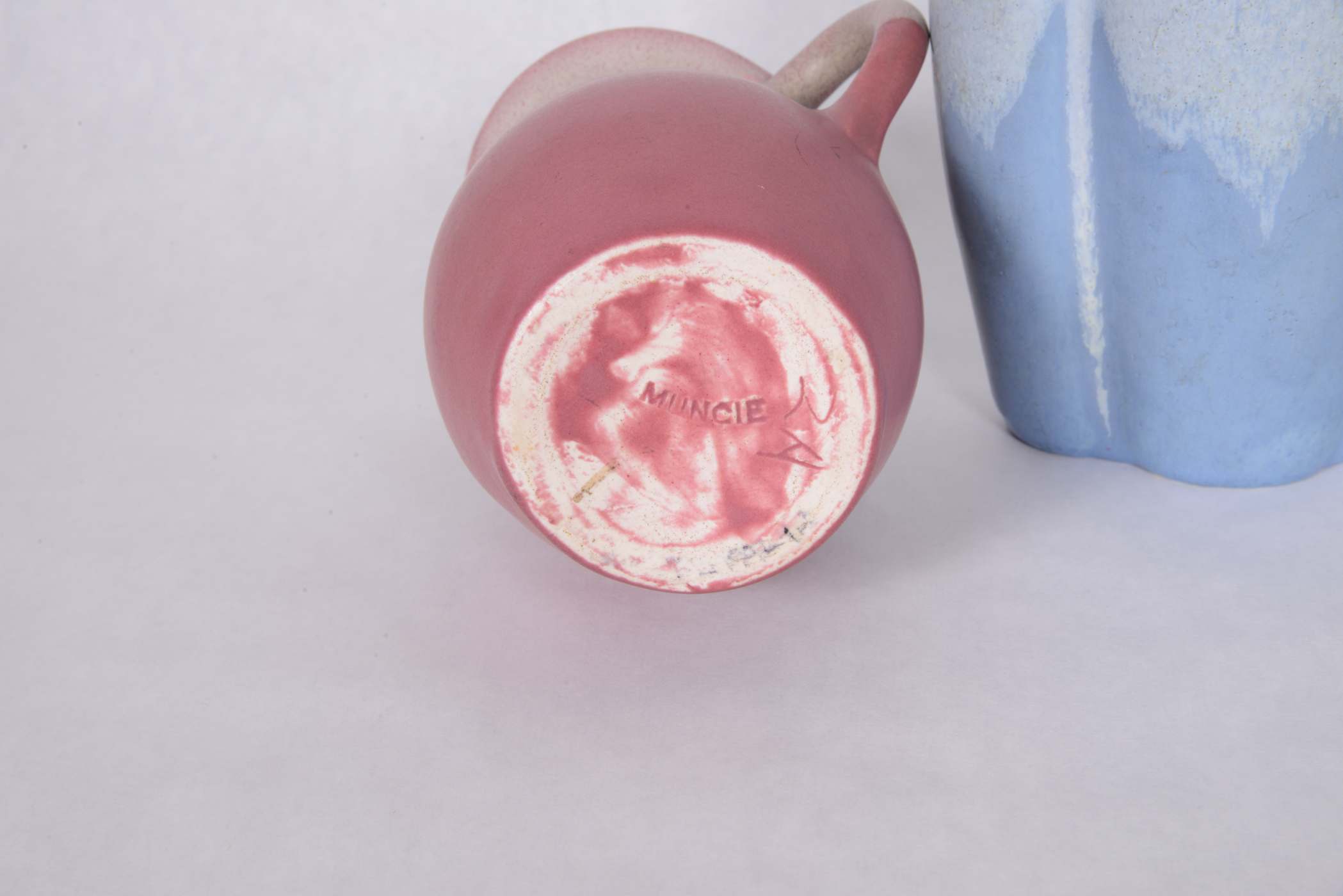 Pair of Vintage Muncie Pottery Vessels