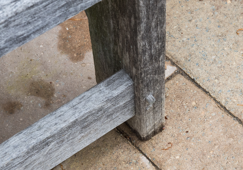 Pair of Smith & Hawken Teak Patio Lounge Chairs