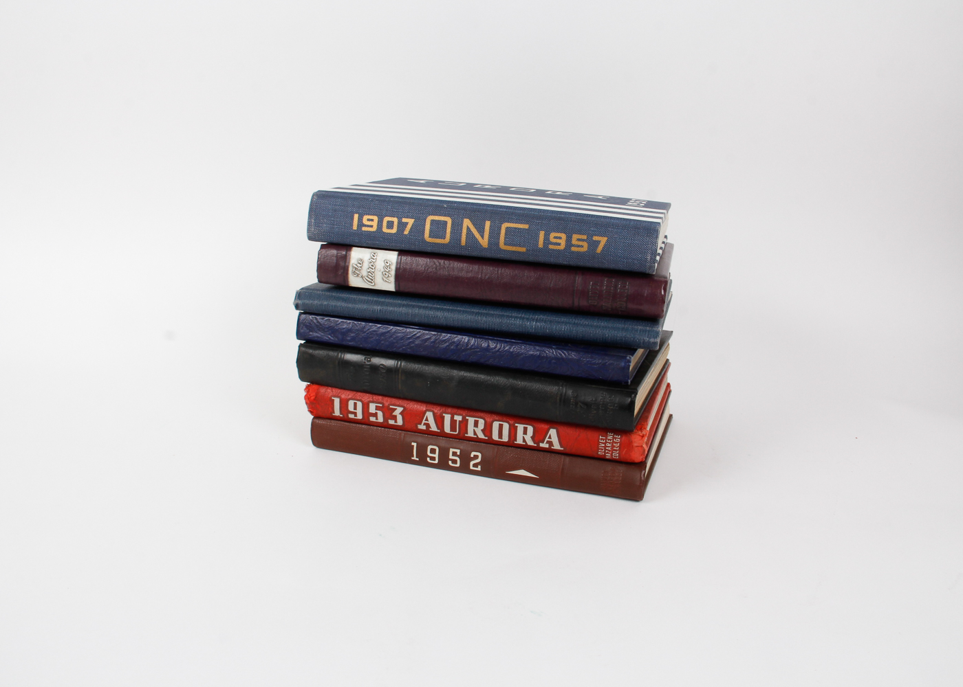 Collection of Vintage Olivet Nazarene College Yearbooks