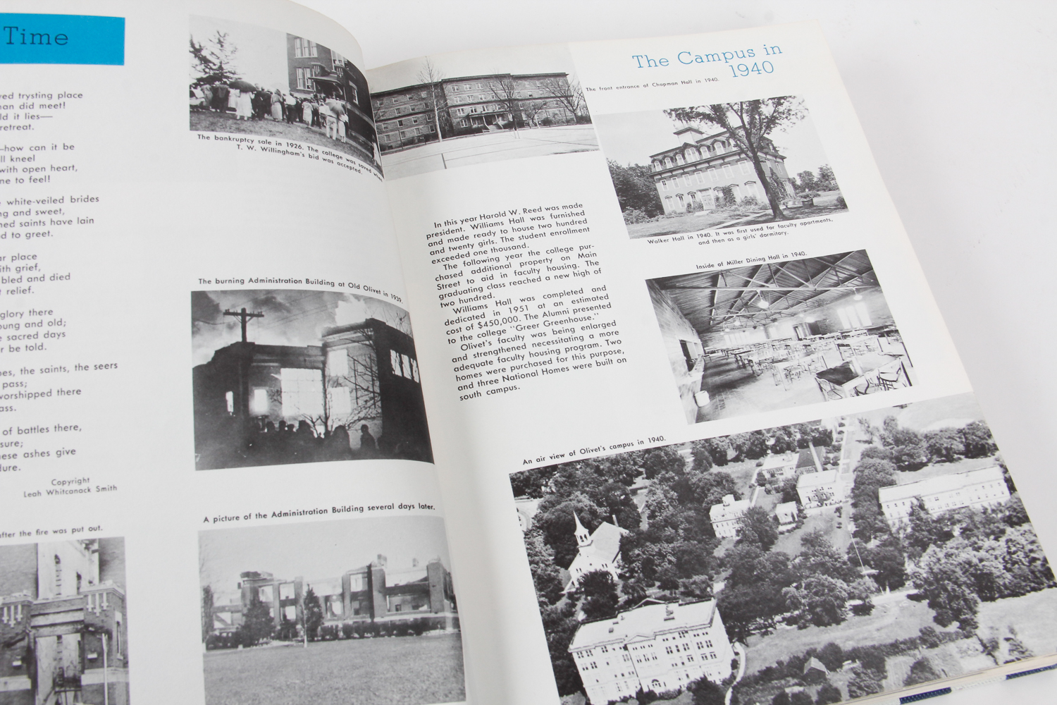 Collection of Vintage Olivet Nazarene College Yearbooks