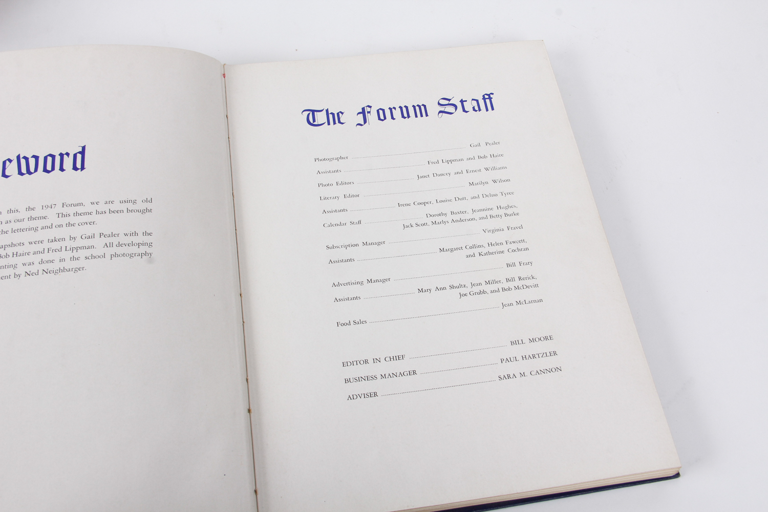 Collection of Vintage Olivet Nazarene College Yearbooks