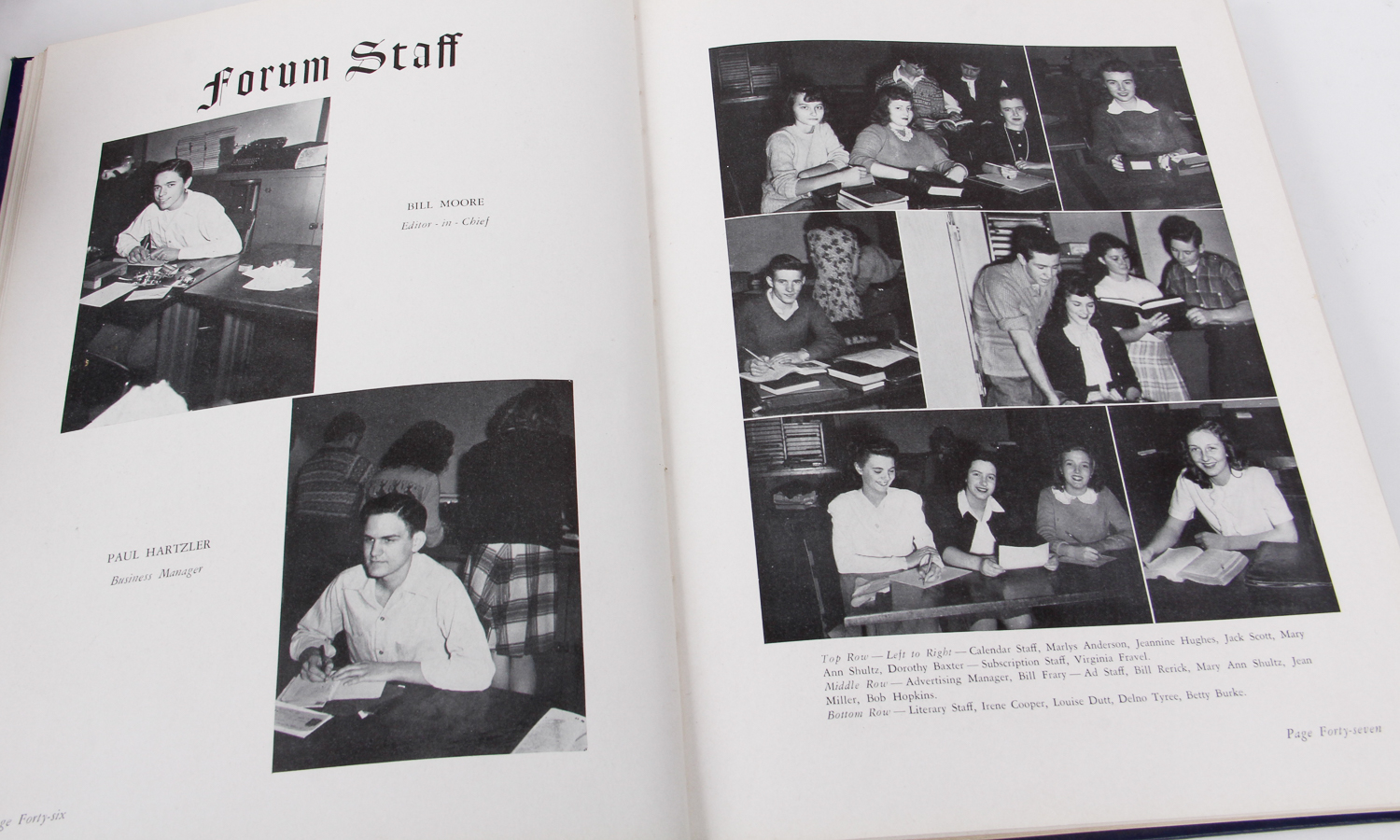 Collection of Vintage Olivet Nazarene College Yearbooks