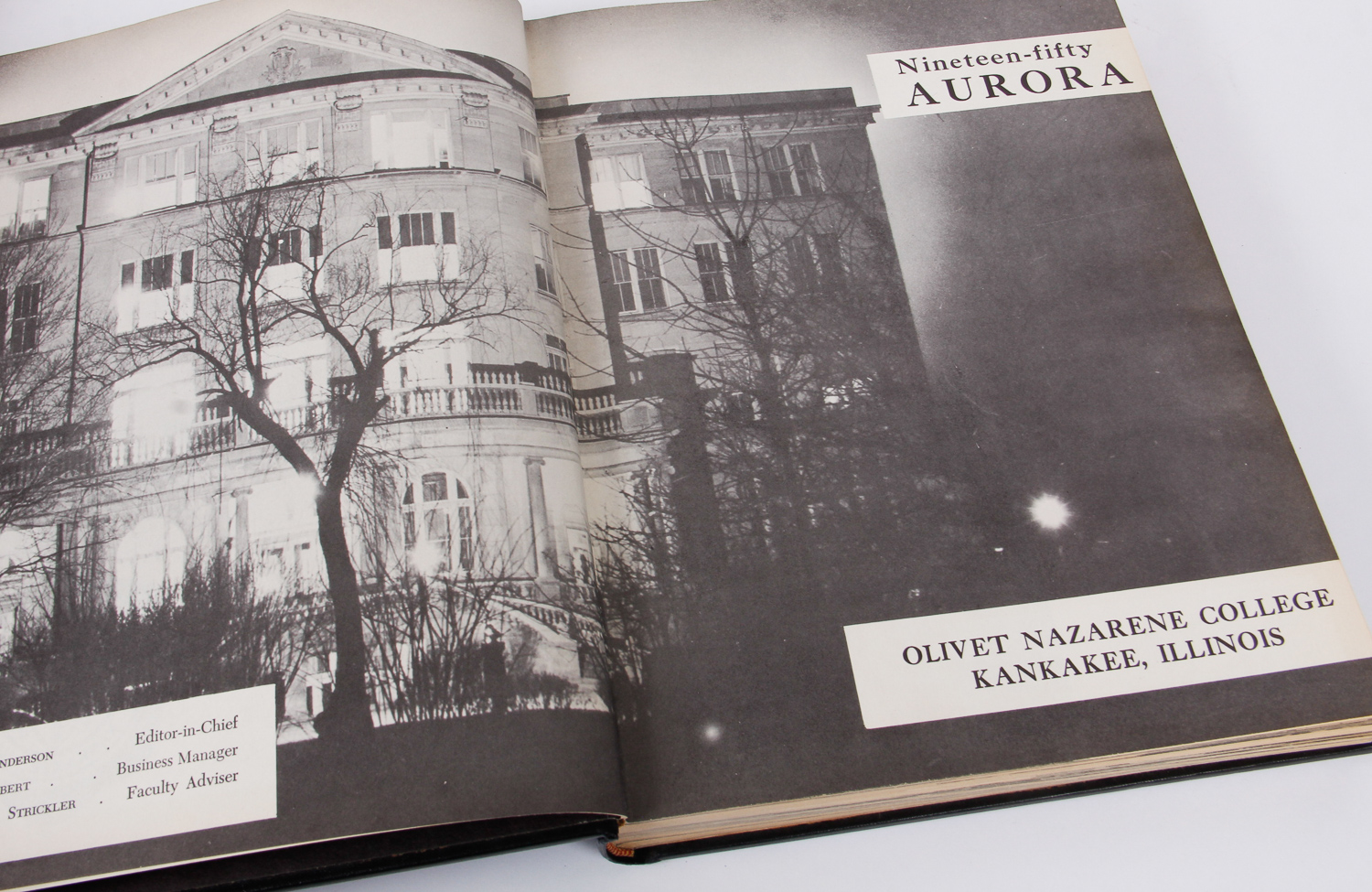 Collection of Vintage Olivet Nazarene College Yearbooks