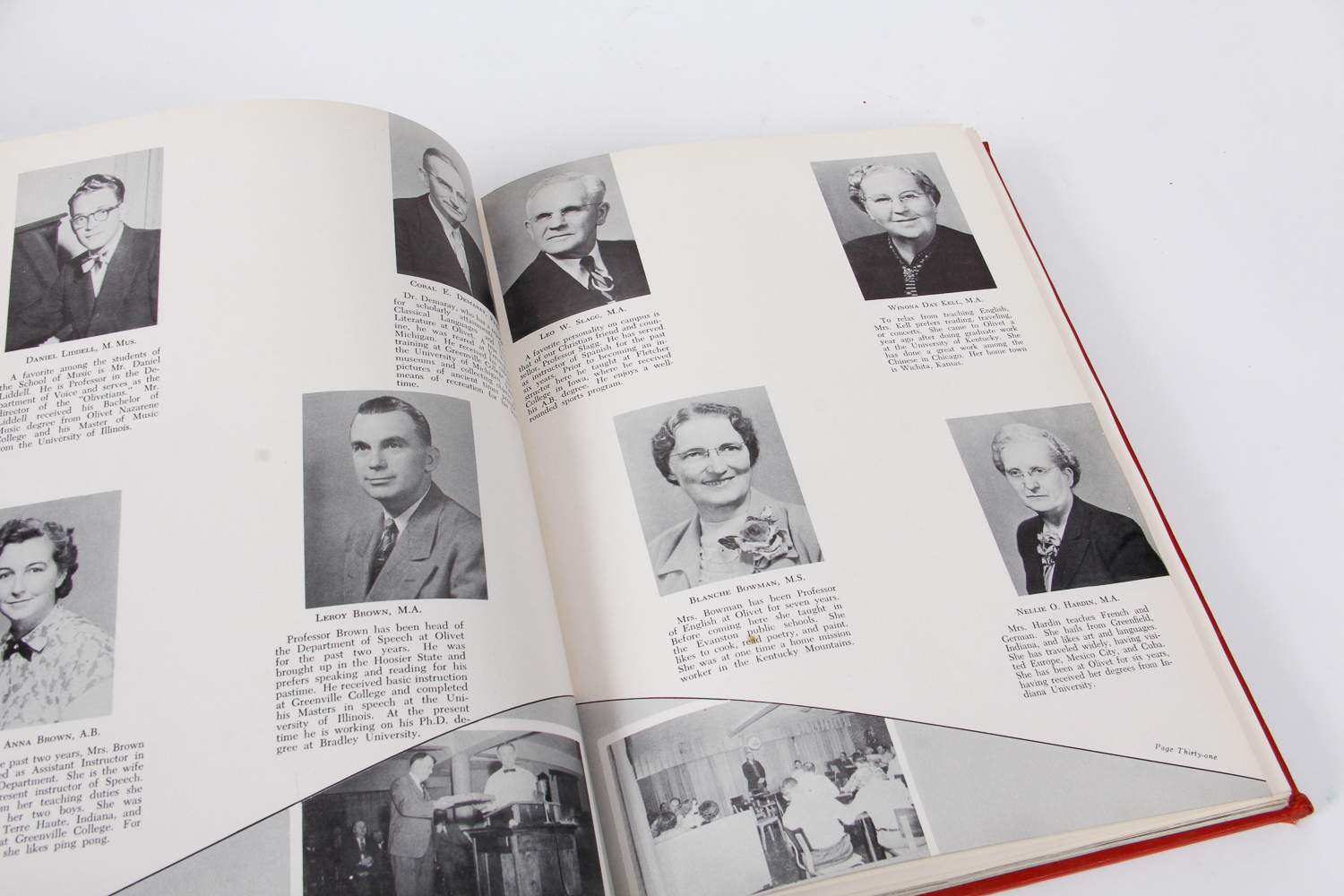 Collection of Vintage Olivet Nazarene College Yearbooks