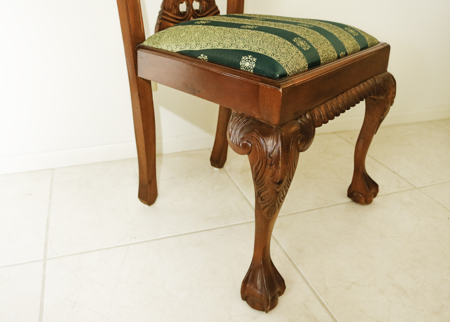 Gibbard Craftsman Cherry Wood Queen Anne Desk and Chair