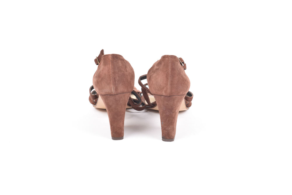 D'Ro-Too Suede Gladiator Strappy Suede Sandals