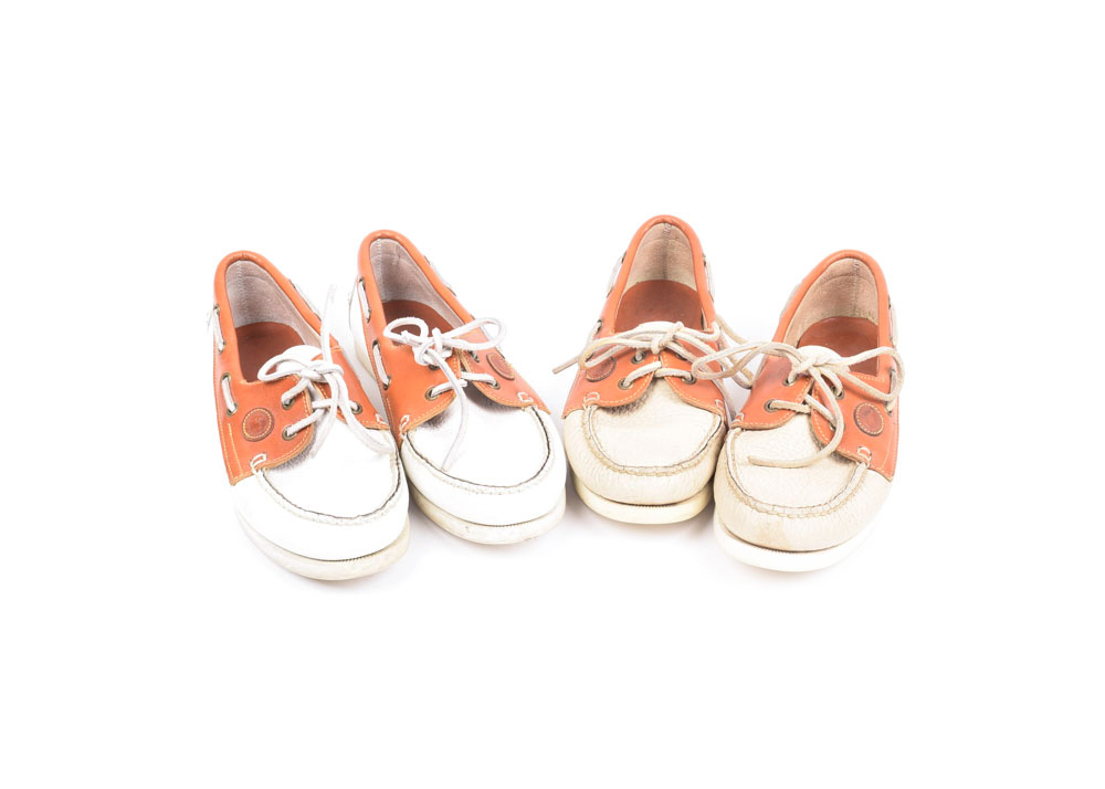 Two Pair of Dooney & Bourke Topsiders