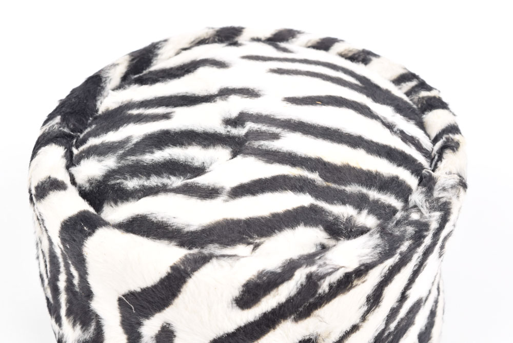 Sonni Zebra Print Wool Felt Hat