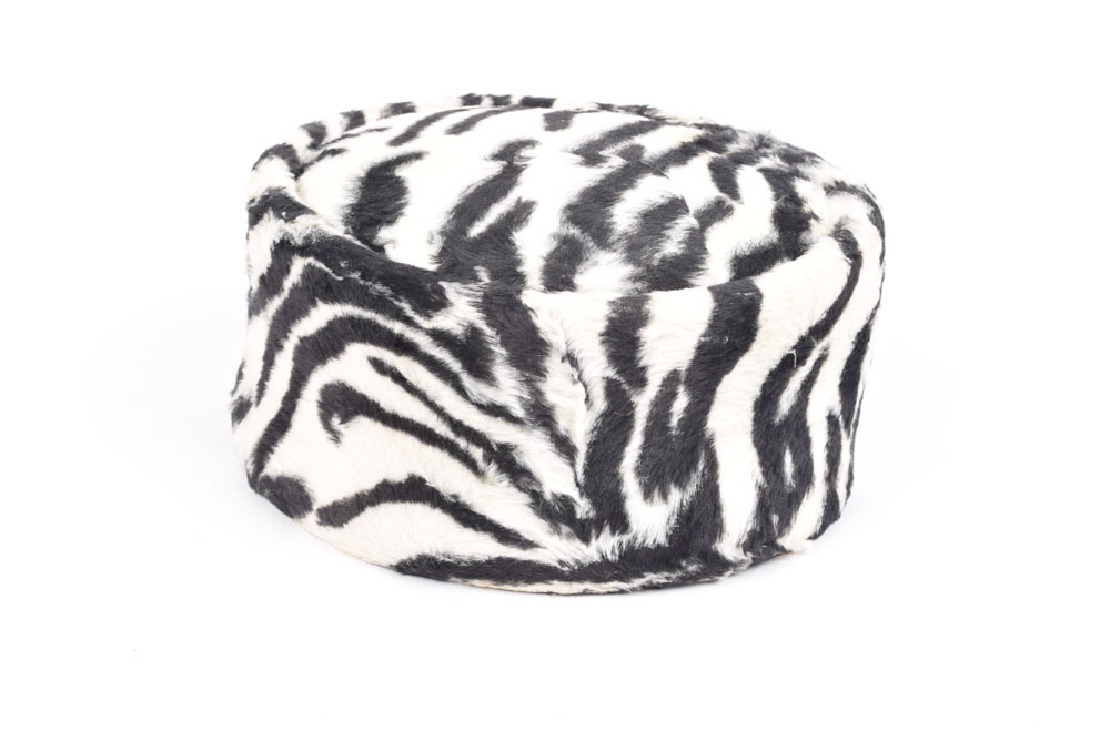 Sonni Zebra Print Wool Felt Hat