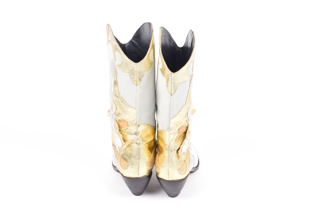 Zalo Leather, Cork, and Faux Snakeskin Western Boots