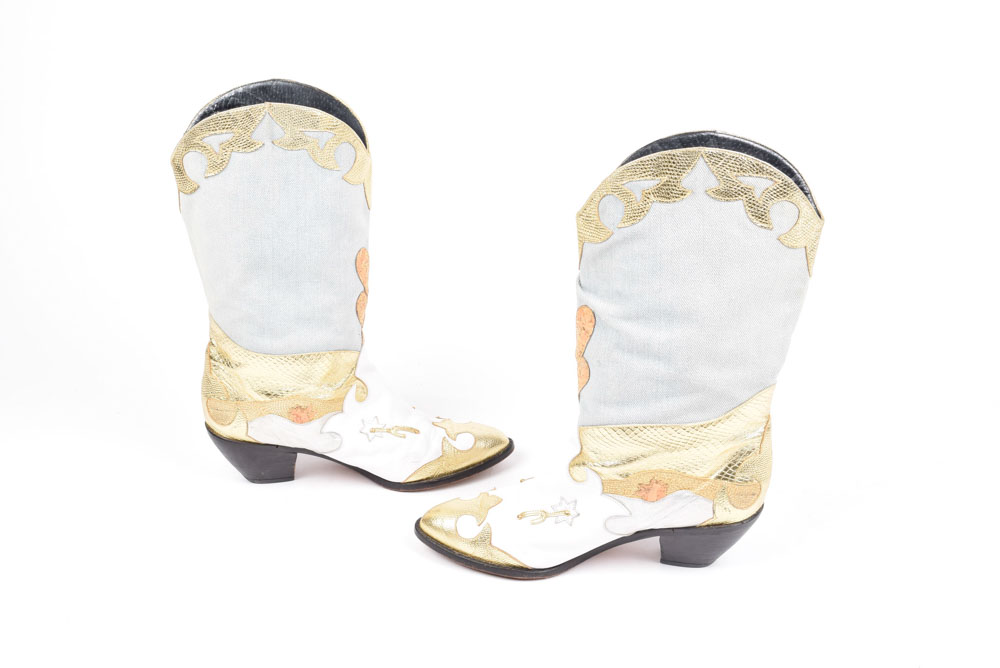 Zalo Leather, Cork, and Faux Snakeskin Western Boots