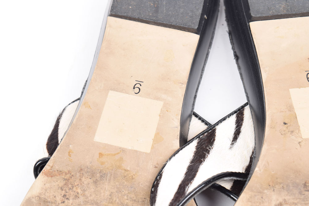 Three Pairs of White House Black Market Sandals