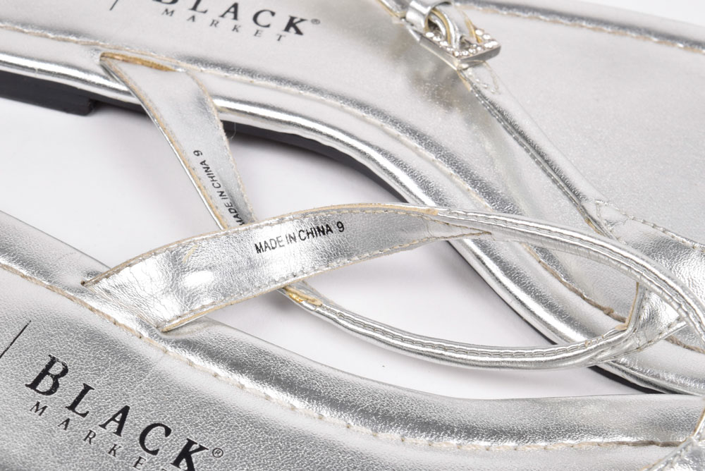 Three Pairs of White House Black Market Sandals