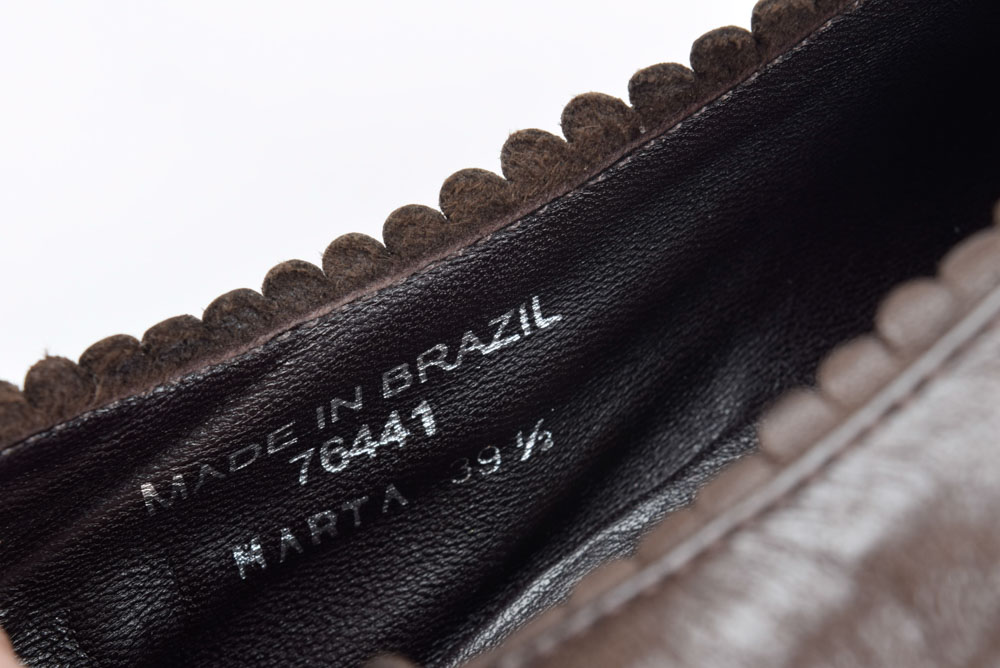 "Everybody" By BZ Moda Vintage Inspired Brown Leather Pumps