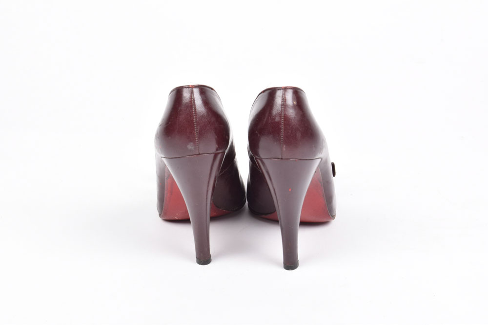 Vintage Charles Jourdan of Paris Designer Leather High Heels