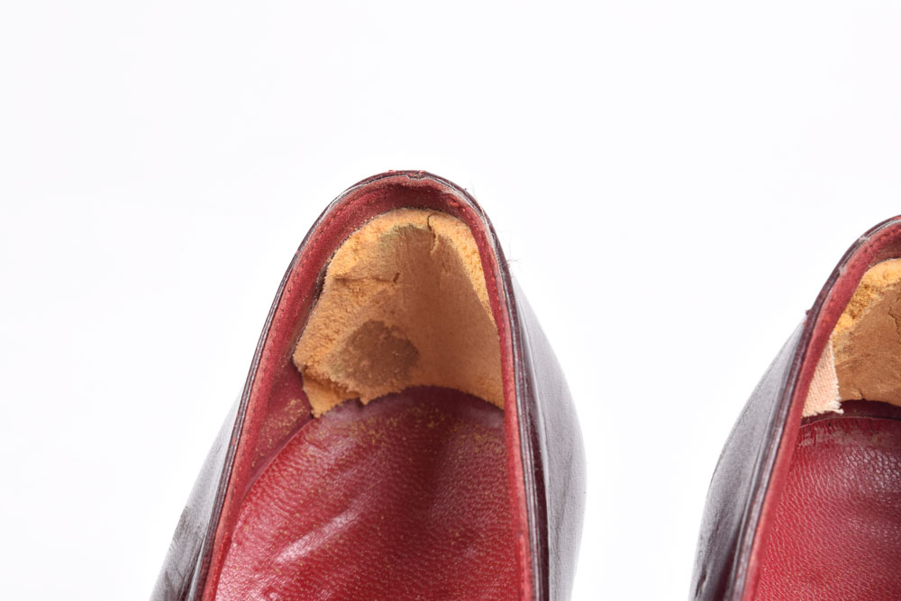 Vintage Charles Jourdan of Paris Designer Leather High Heels