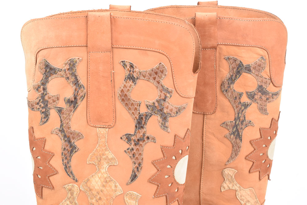 Women's Western Style Leather Boots