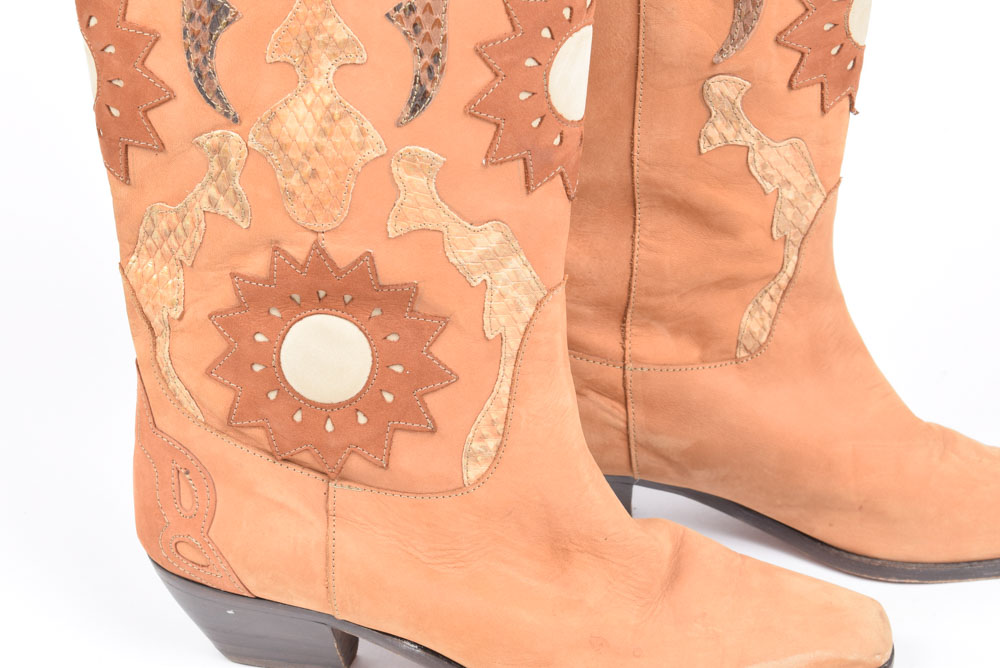 Women's Western Style Leather Boots