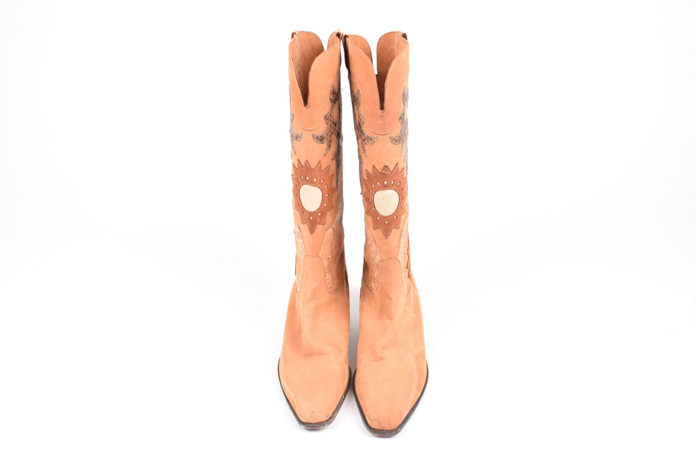 Women's Western Style Leather Boots