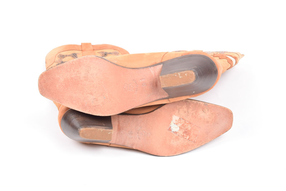 Women's Western Style Leather Boots