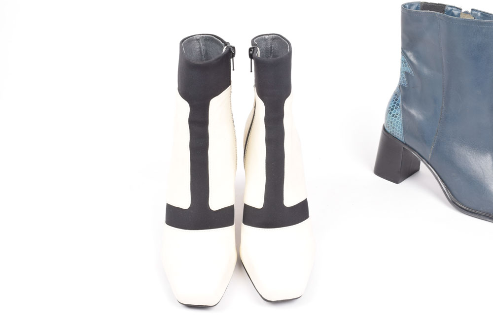 Jeffrey Campbell and Diba Chunky High Heel Boots