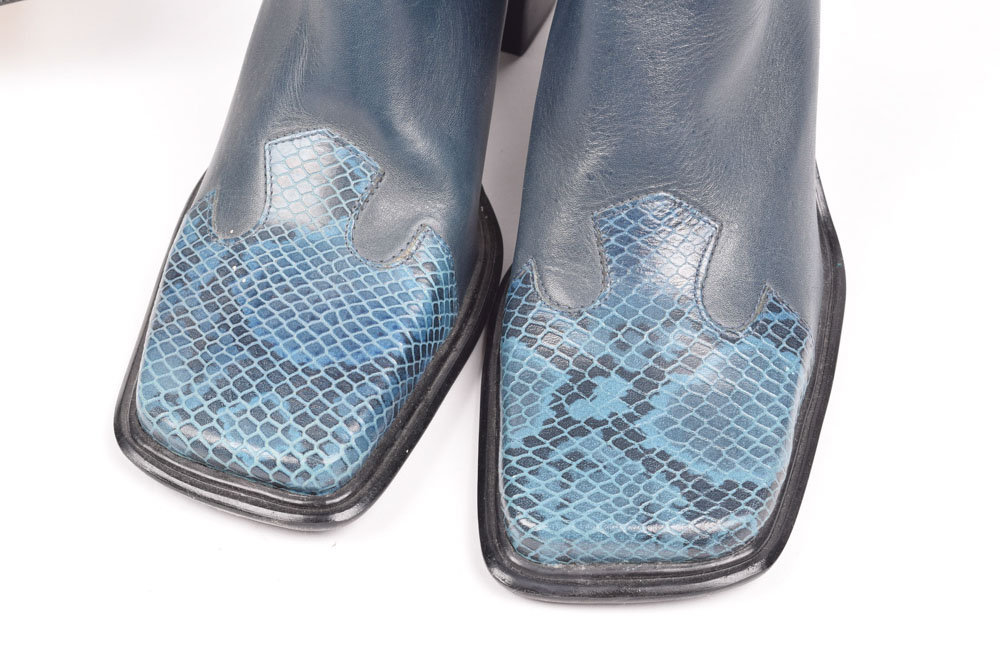 Jeffrey Campbell and Diba Chunky High Heel Boots