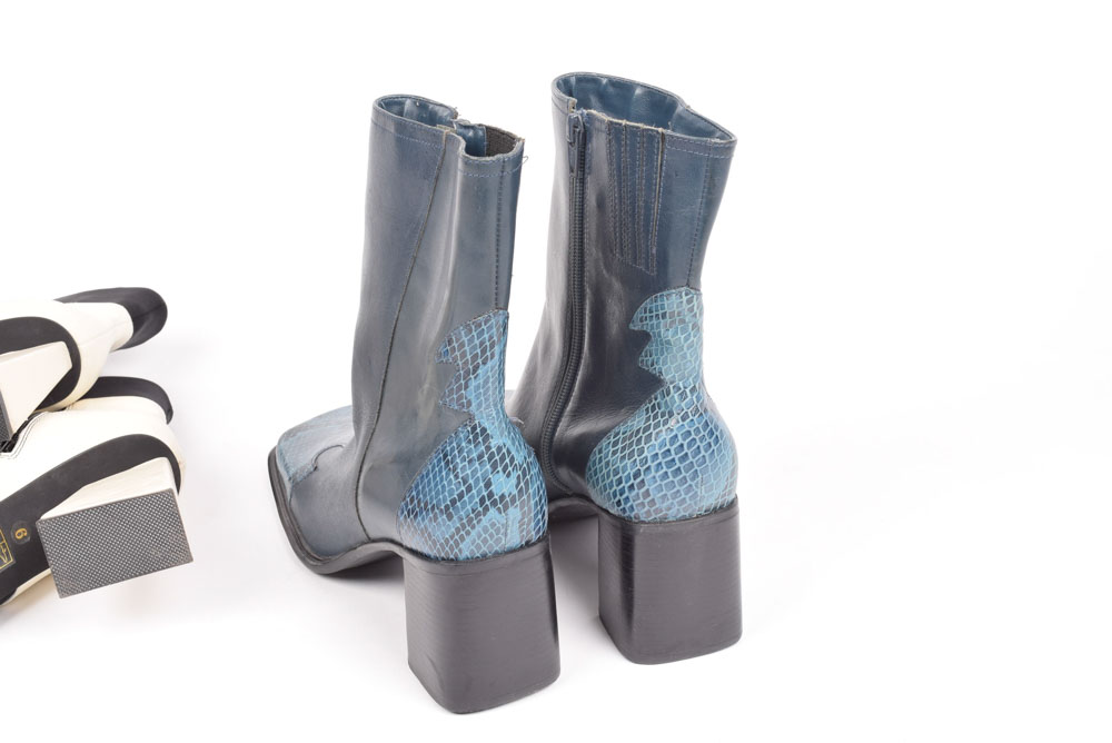 Jeffrey Campbell and Diba Chunky High Heel Boots