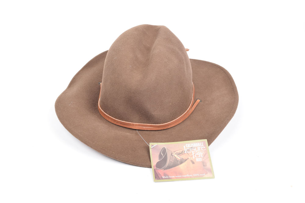 "Crushable" Leisure Wool Felt Hat