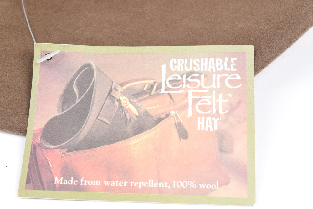 "Crushable" Leisure Wool Felt Hat