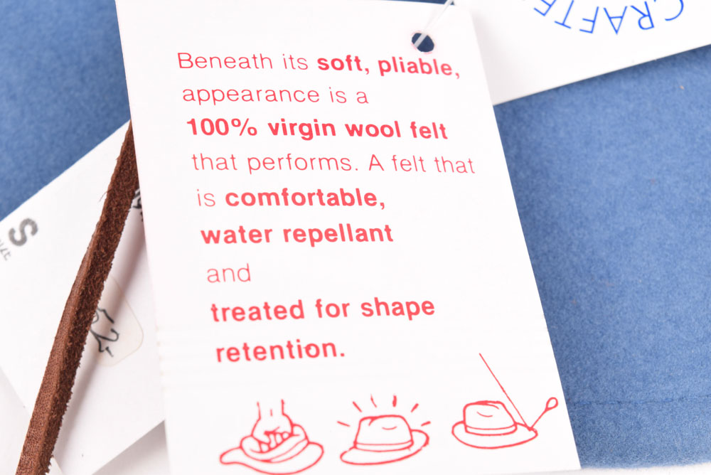 Renegade Fur Felt Western Hat, New with Tags