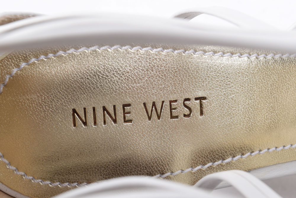 Mascaro Peep Toe Mesh and Nine West Strappy Heels