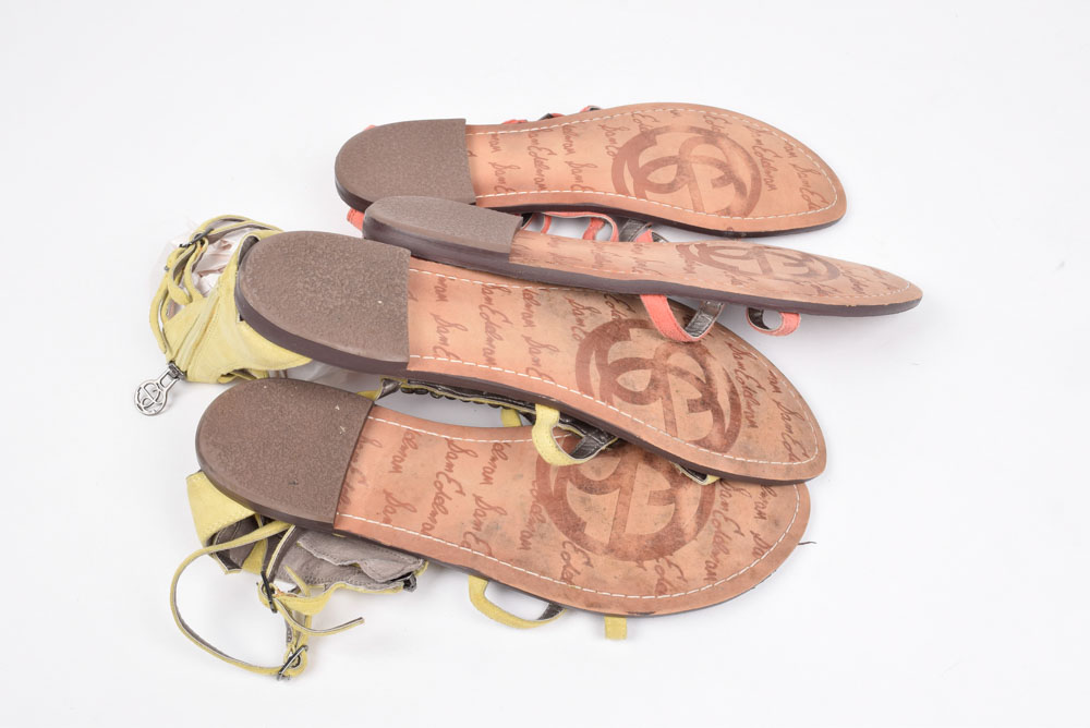 Two Pair of Sam Edelman Gladiator Sandals